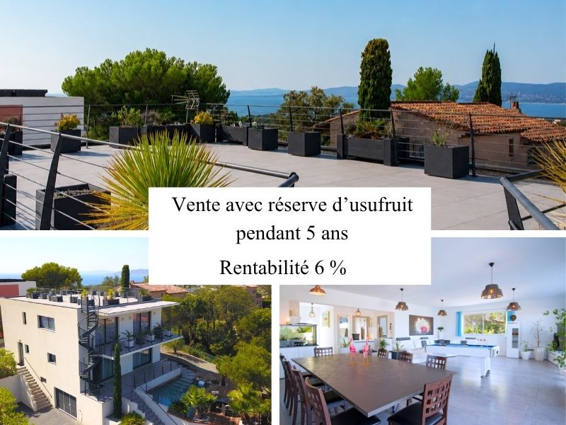 Vente avec réserve d'usufruit SAINT-RAPHAEL