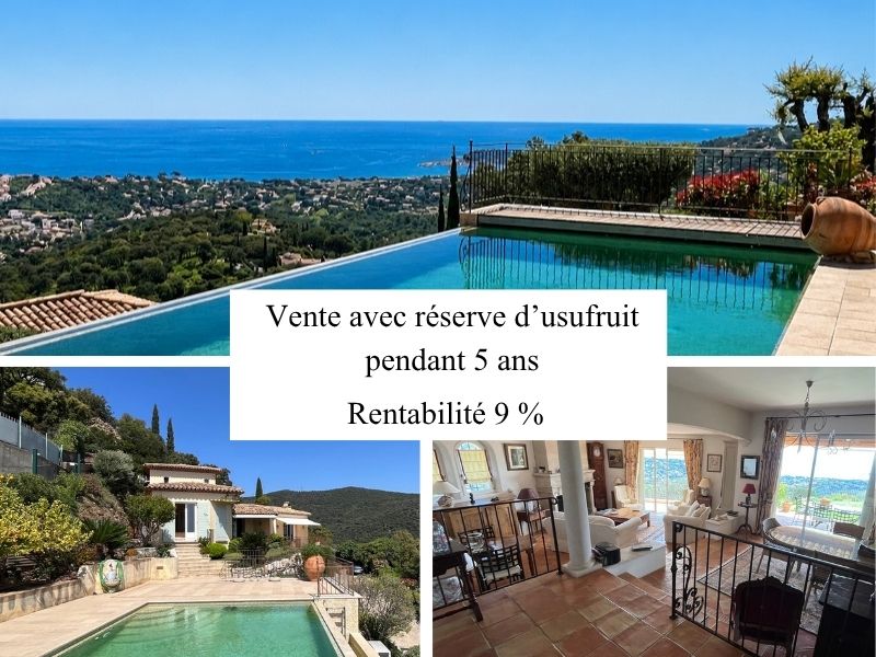 Vente avec réserve d'usufruit CAVALAIRE-SUR-MER